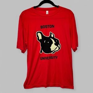 Boston University Terrier Red Athletic T-Shirt Small NWOT